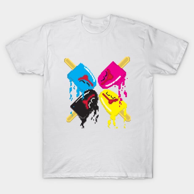 CMYK Ice Cream T-Shirt by RDFA